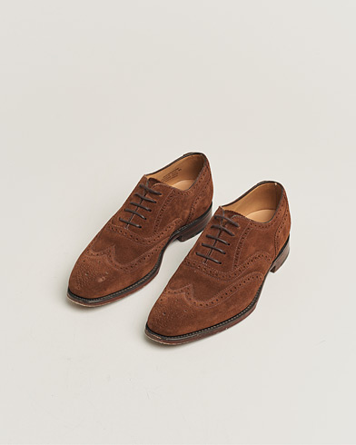 Herr | Pre-owned | Pre-owned | Loake 1880 Buckingham Brogue Brown Suede UK6,5 - EU40,5