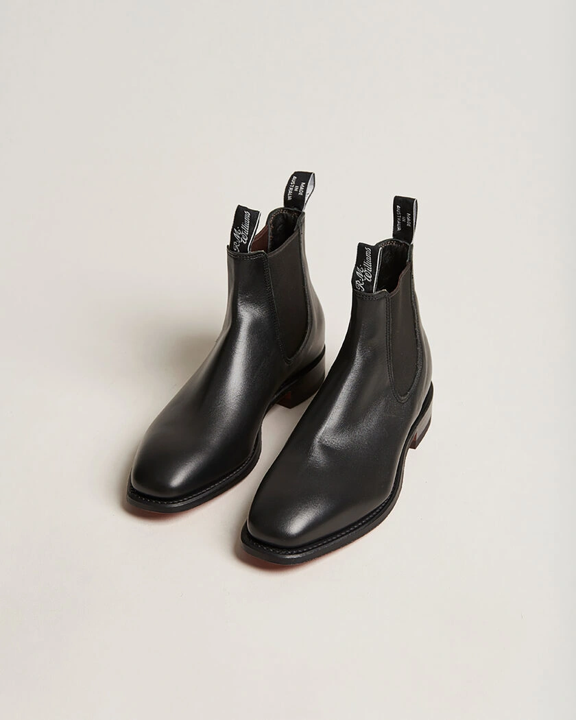 Pre-owned R.M.Williams Craftsman G Boot Yearling Black UK8 - EU42 – Svart