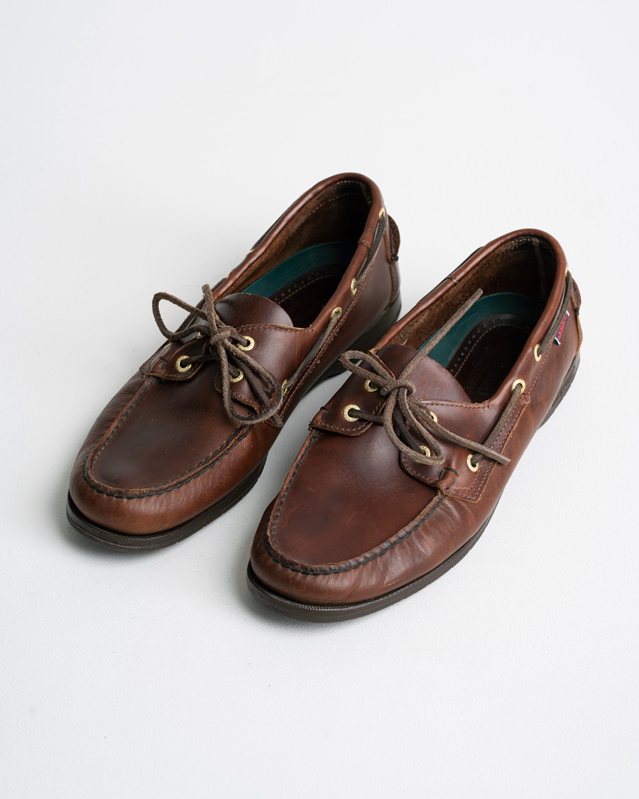 Herr | Care of Carl Pre-owned | Pre-owned | Sebago Endeavor Boat Shoe Brown 45