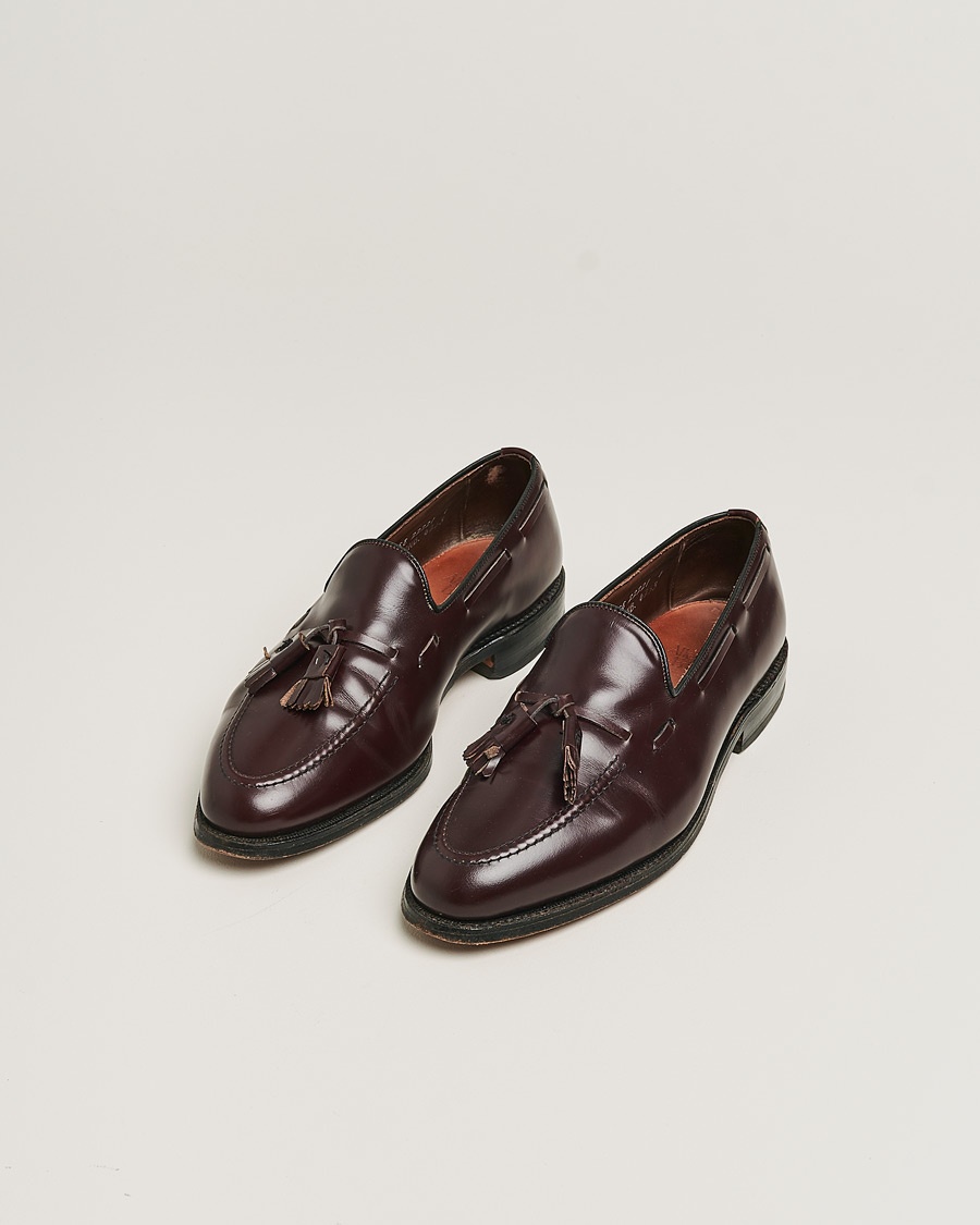 Pre-owned Allen Edmonds Grayson Loafer Burgundy US7/EU40 – Röd