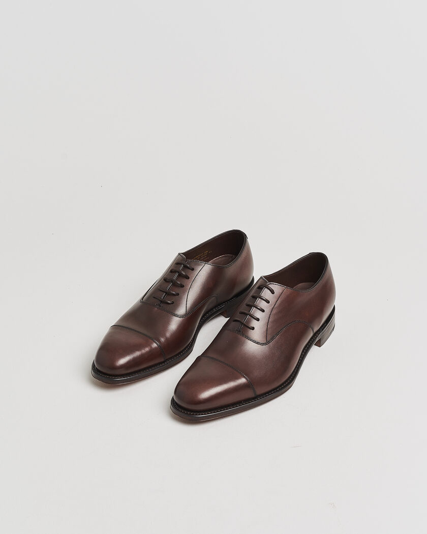 Pre-owned Loake 1880 Aldwych Oxford Dark Brown Calf UK9,5 - EU43,5 – Brun
