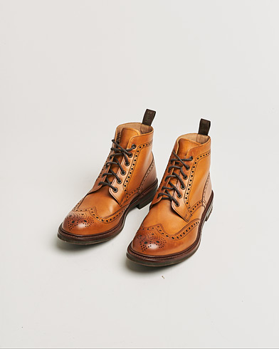 Herr | Pre-owned Randsydda skor | Pre-owned | Loake 1880 Bedale Boot Tan Burnished Calf