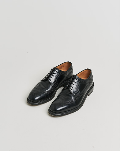 Pre-owned Loake Shoemakers Royal Brogue Black Polished Calf UK10,5 - EU44,5 – Svart