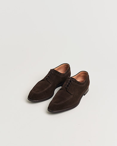 Pre-owned Crockett & Jones Hardwick Dark Brown Suede UK8 - EU42 – Brun