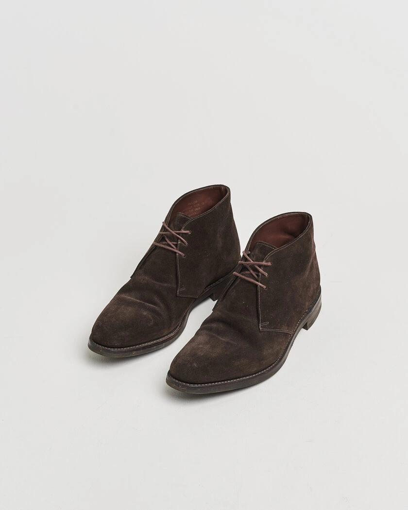 Pre-owned Loake 1880 Pimlico Chukka Boot Dark Brown Suede UK10 - EU44 – Brun