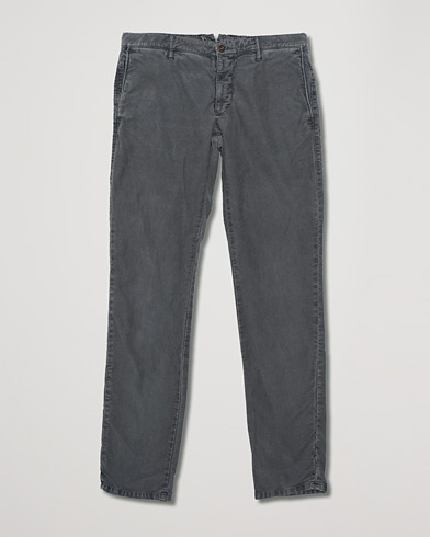 Herr | Pre-owned Byxor | Pre-owned | Incotex Slim Fit Garment Dyed Washed Chino Dark Grey W34