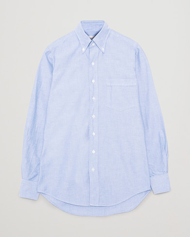 Herr | Pre-owned Skjortor | Pre-owned | Drake's Slim Fit Oxford BD Shirt Blue