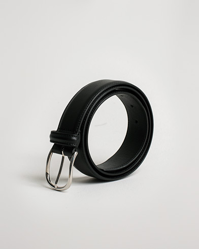Herr | Care of Carl Pre-owned | Pre-owned | Anderson's Double Nappa Calf 3,5 cm Belt Black