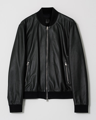 Herr | Care of Carl Pre-owned | Pre-owned | Dunhill Leather Blouson Jacket Black XL