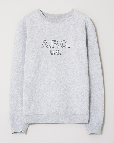 Herr | Care of Carl Pre-owned | Pre-owned | A.P.C. US Star H Sweatshirt Grey M