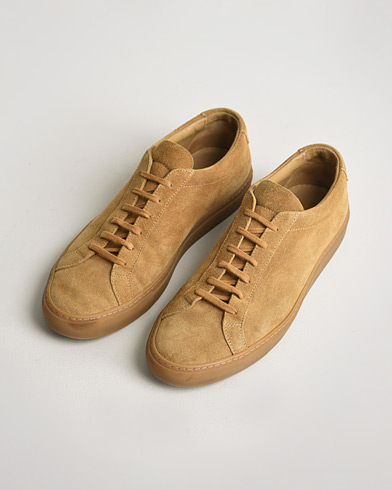 Herr | Care of Carl Pre-owned | Pre-owned | Common Projects Original Achilles Suede Sneaker Tan