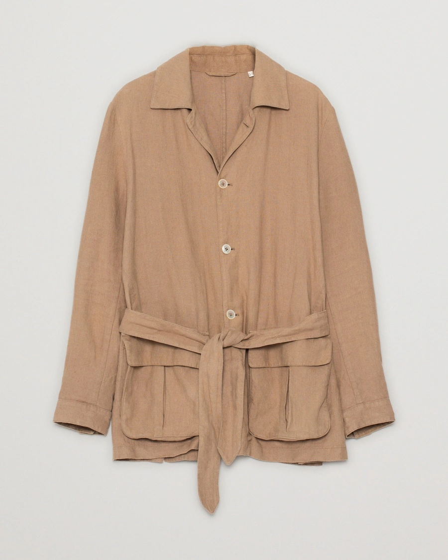 Herr | Pre-owned Spring & Summer | Pre-owned | Stenströms Linen Utility Jacket Beige