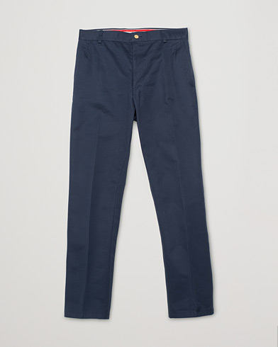 Herr | Pre-owned Byxor | Pre-owned | Thom Browne Unconstructed Cotton Twill Chinos Navy
