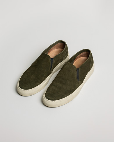 Herr | Care of Carl Pre-owned | Pre-owned | Buttero Suede Slip On Sneaker Green