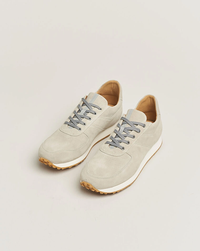 Pre-owned C.QP Stride Suede Running Sneaker Ghost – Grå