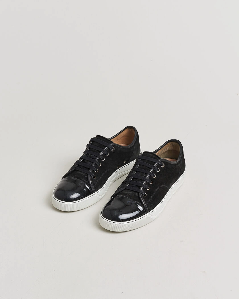 Pre-owned LanvinDBB1 Patent Cap Toe SneakerBlackUK9 - EU43 – Svart