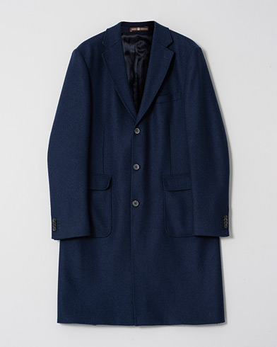 Herr | Care of Carl Pre-owned | Pre-owned | Morris Heritage Structured Wool Patch Pocket Coat Navy 56