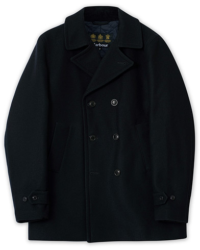 Care of Carl Pre-owned | Barbour Lifestyle Denbigh Wool Peacoat Navy M