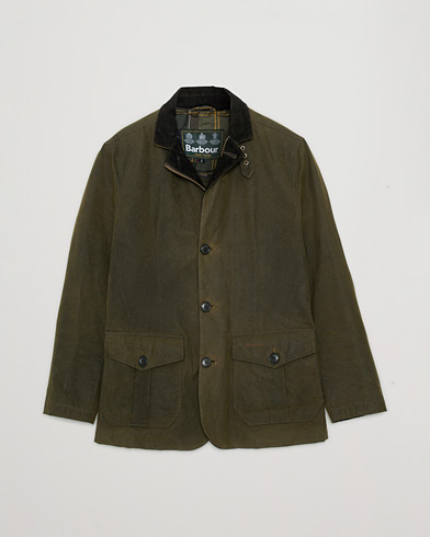 Herr | Pre-owned | Pre-owned | Barbour Lifestyle Lutz Wax Jacket Olive