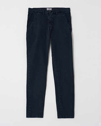 Herr | Care of Carl Pre-owned | Pre-owned | Briglia 1949 Slim Fit Cotton Chinos Navy 44