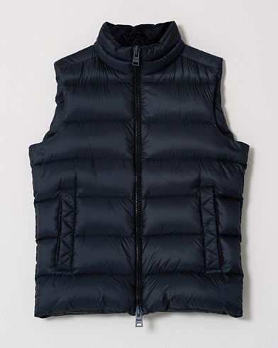 Herr | Care of Carl Pre-owned | Pre-owned | Herno Globe Down Puffer Gilet Navy 48