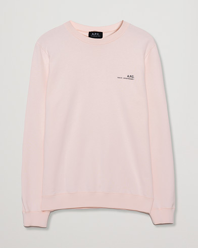 Herr | Care of Carl Pre-owned | Pre-owned | A.P.C. Item Crew Neck Sweatshirt Pale Pink