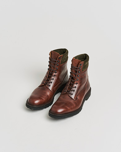 Herr | Pre-owned | Crockett & Jones Ross Boot Vibram Sole Chocolate Hurricane Hide UK10 - EU44,5