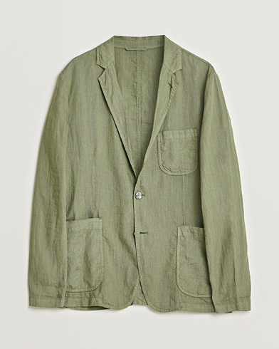 Aspesi Samuraki Linen Blazer Military