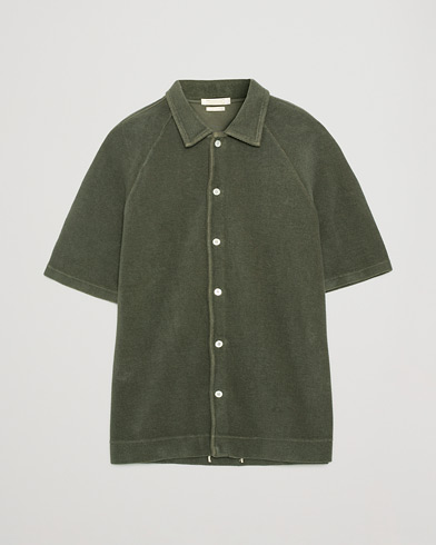Herr | Pre-owned | Pre-owned | Massimo Alba Japanese Terry Polo Military