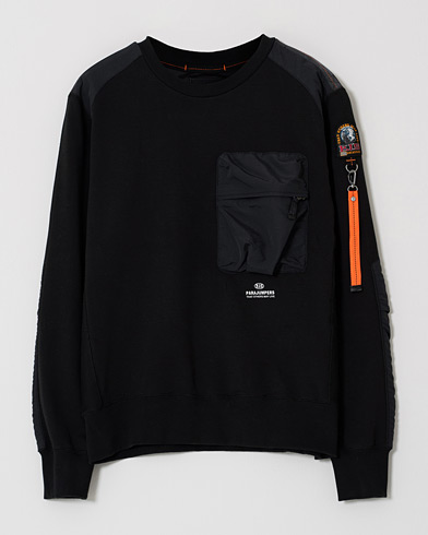 Herr | Care of Carl Pre-owned | Pre-owned | Parajumpers Sabre Soft Crew Neck Sweatshirt Black L