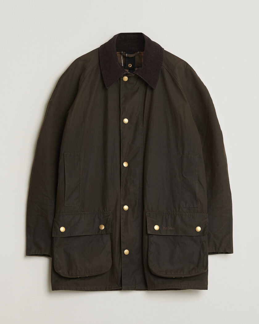 Pre-owned Barbour Lifestyle Beausby Waxed Jacket Olive S – Grön