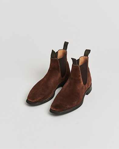 Herr | Pre-owned | Loake 1880 Chatsworth Chelsea Boot Brown Suede UK6,5 - EU40,5
