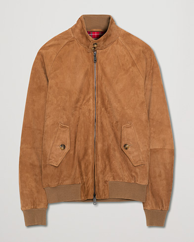 Herr | Care of Carl Pre-owned | Pre-owned | Baracuta G9 Suede Jacket Tobacco