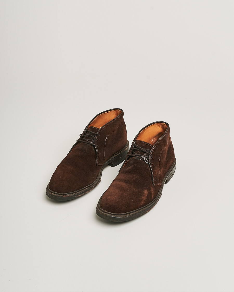 Herr | Pre-owned Randsydda skor | Pre-owned | Allen Edmonds Comstock Suede Chukka Boots Brown US6,5/EU39,5