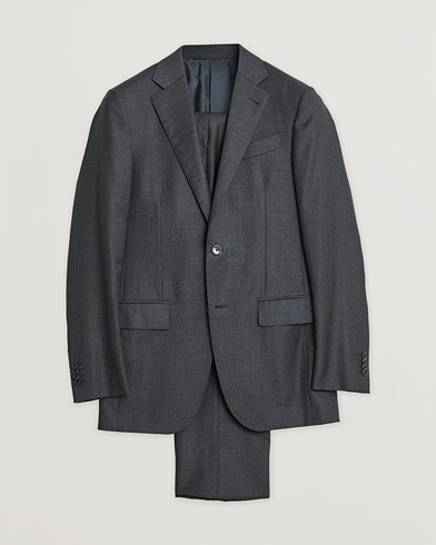 Pre-owned Ermenegildo Zegna Wool Suit Grey 44 – Grå