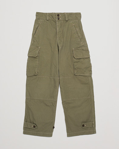 Herr | Pre-owned Byxor | Pre-owned | orSlow Herringbone Cargo Pants Army Green 1/XS