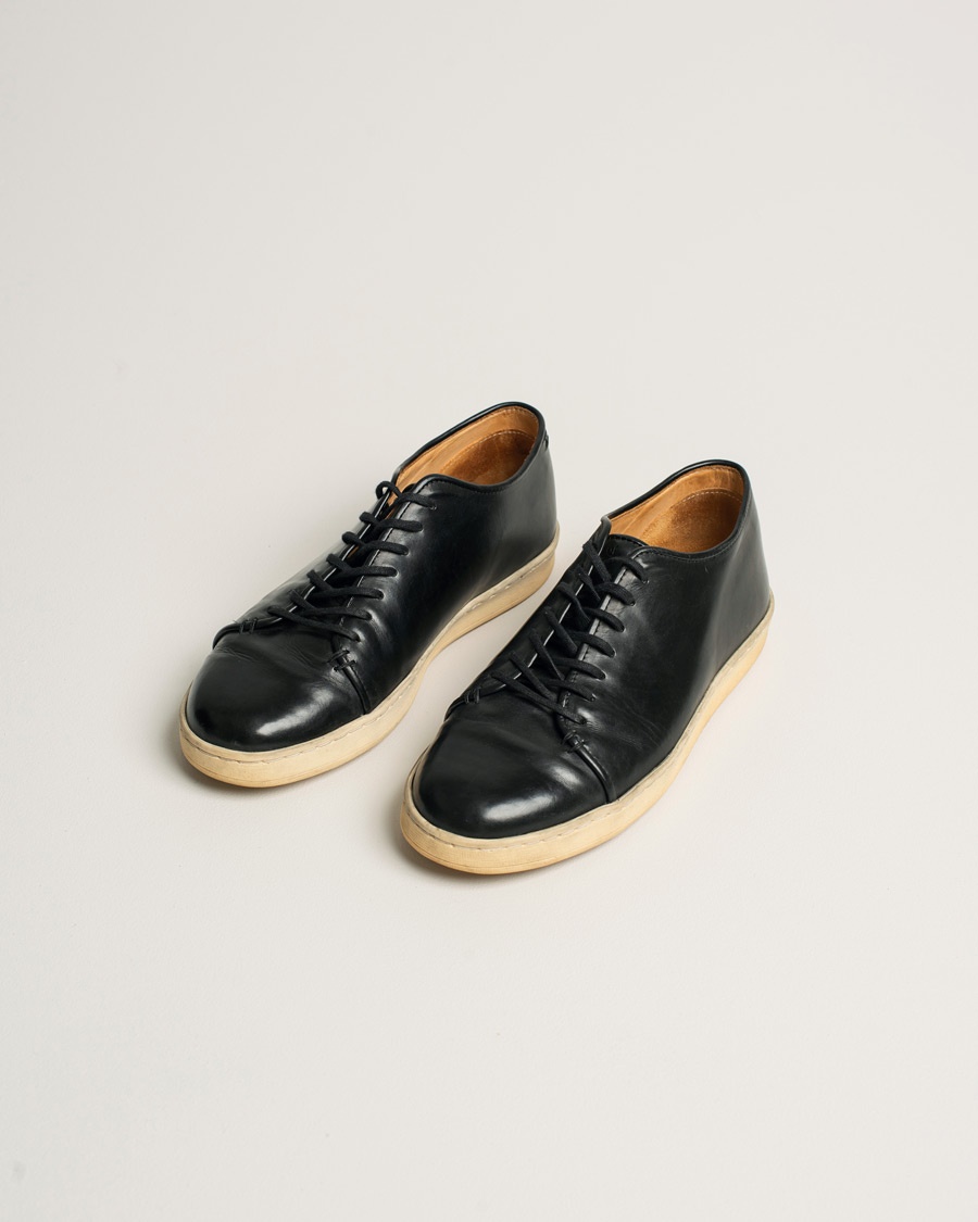 Herr | Pre-owned kläder & skor | Pre-owned | Crown Northampton Harlestone Leather Sneaker Black UK7,5