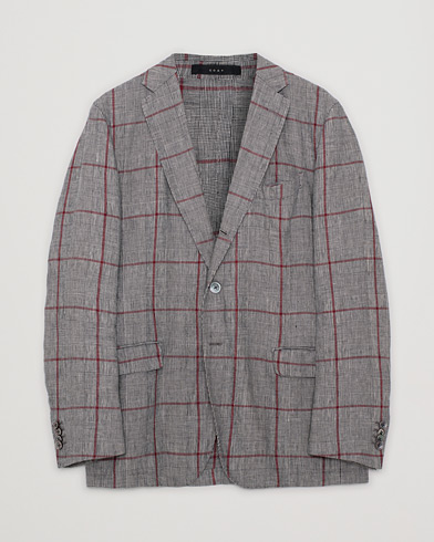 Herr | Pre-owned | Pre-owned | Boglioli Coat Linen Blazer Grey 52