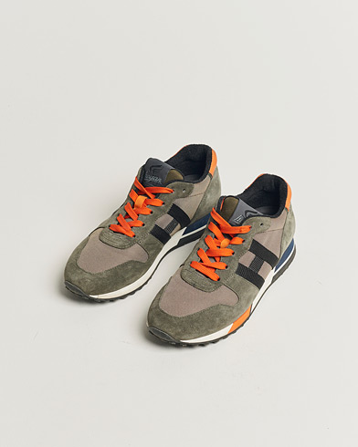 Pre-owned Hogan H86 Sneakers Grey/Orange UK6 - EU39,5 – Brun