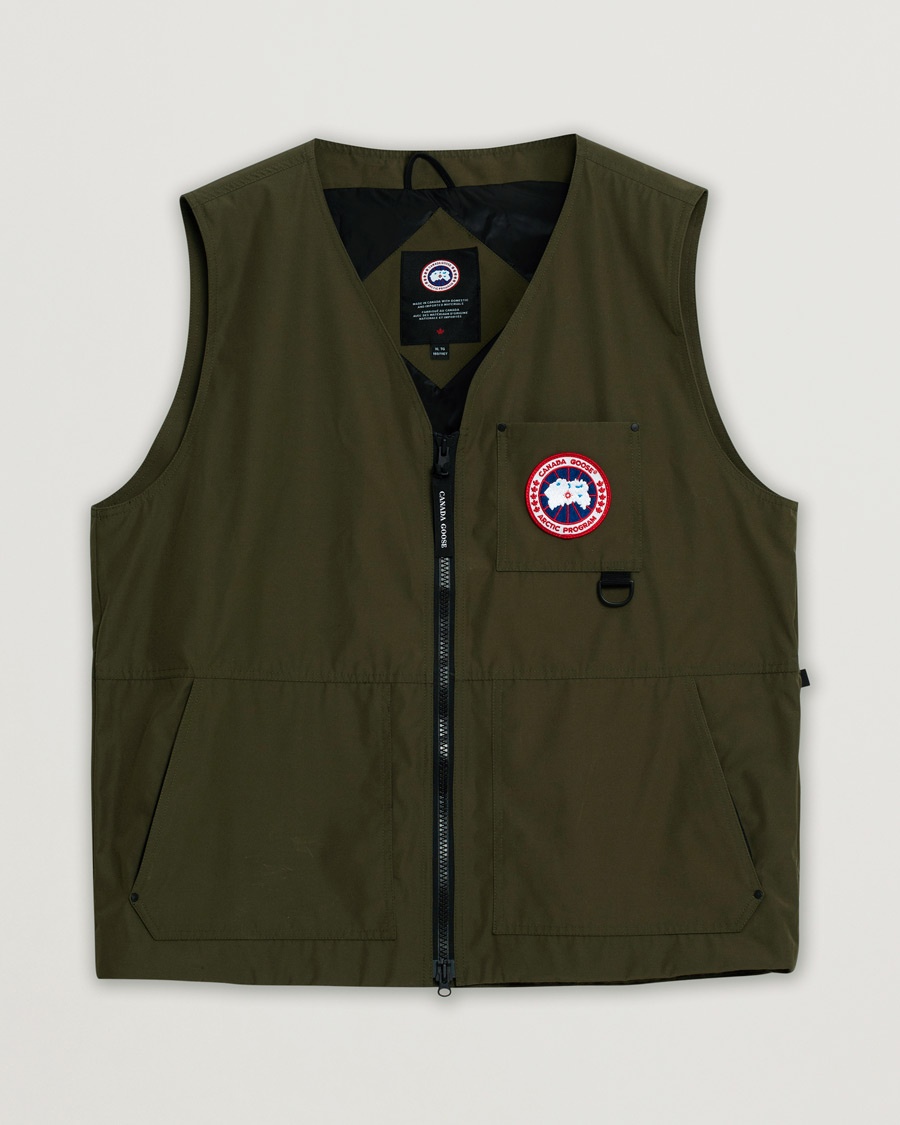 Pre-owned Canada Goose Canmore Vest Military Green – Grön