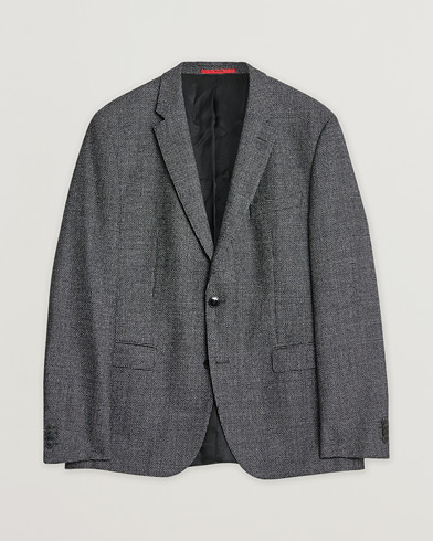 Pre-owned HUGO Flannel Wool Blazer Grey 54 – Grå