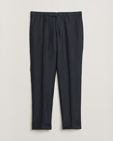 Pre-owned Incotex Slim Fit Flannel Trousers Navy 50 – Blå