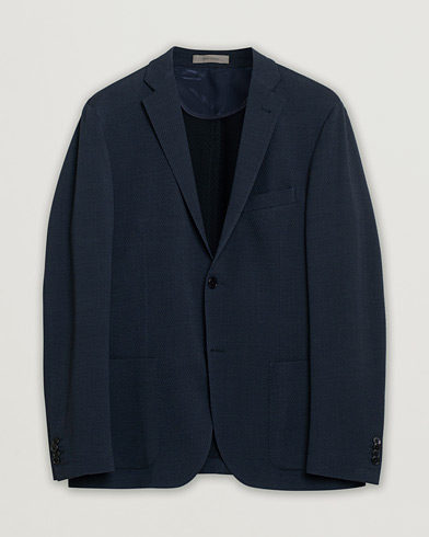 Pre-owned Corneliani Wool Blazer Navy 50 – Blå