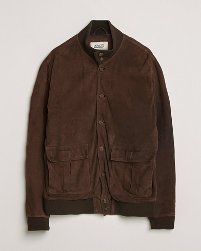 Pre-owned Valstar Valstarino Suede Jacket Dark Brown 54 – Brun