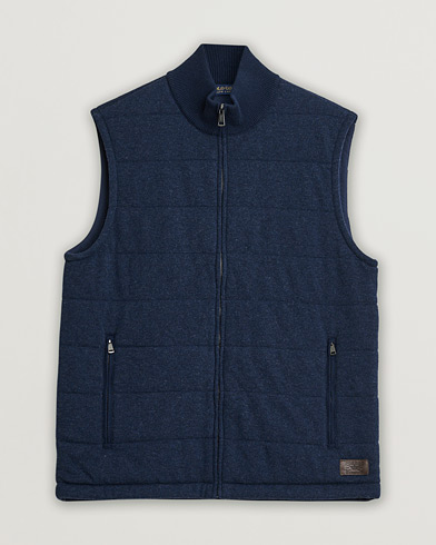 Herr | Pre-owned | Polo Golf Knitted Wool Vest Navy L