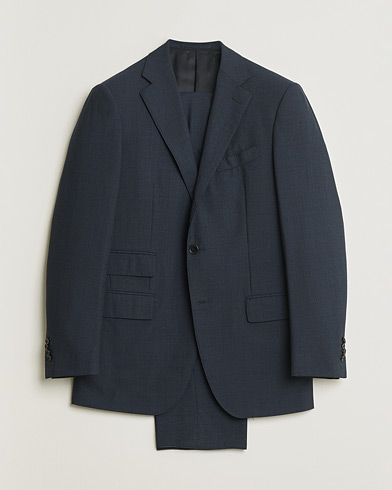 Pre-owned Caruso 120s Wool Suit Dark Blue 48 – Blå