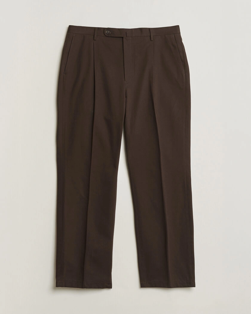 Pre-owned Rubato High Waist Cotton Chino Brown 52 – Brun