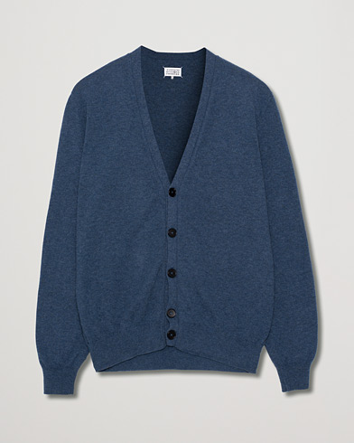Herr | Pre-owned Tröjor | Pre-owned | Maison Margiela Cotton/Wool Cardigan Blue L