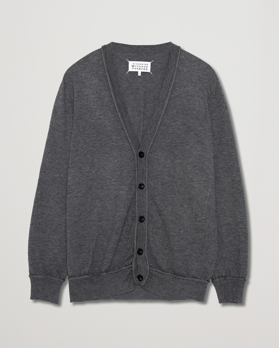 Maison Margiela Cotton/Wool Cardigan Grey L