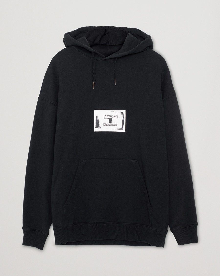 Pre-owned Givenchy Loopback Cotton Hoodie S – Svart